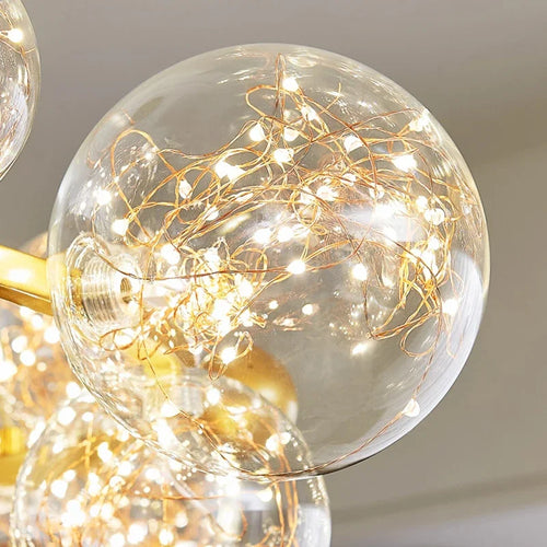 Modern Nordic star chandelier for a creative interior - vue 7 sur 14
