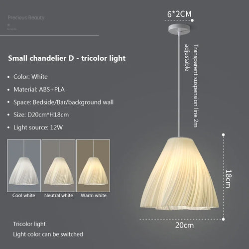 Nordic 3d pendant light for home decoration - vue 17 sur 16