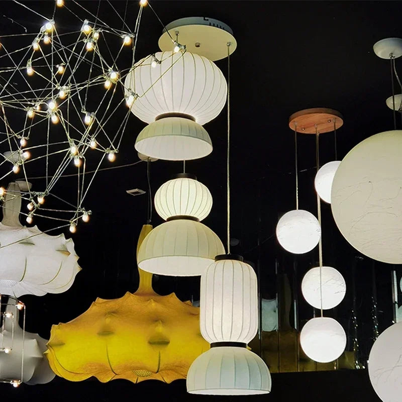 Nordic minimalist LED pendant light for home decor - vue 4 sur 9