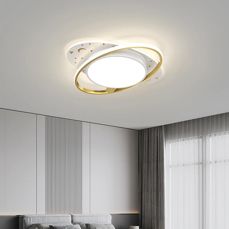 Modern chandelier with remote control for decorative indoor lighting