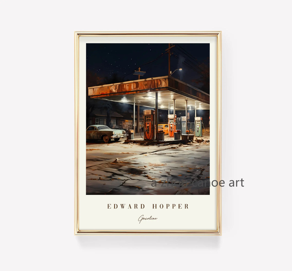 Edward Hopper Art Library Modern Wall Decor