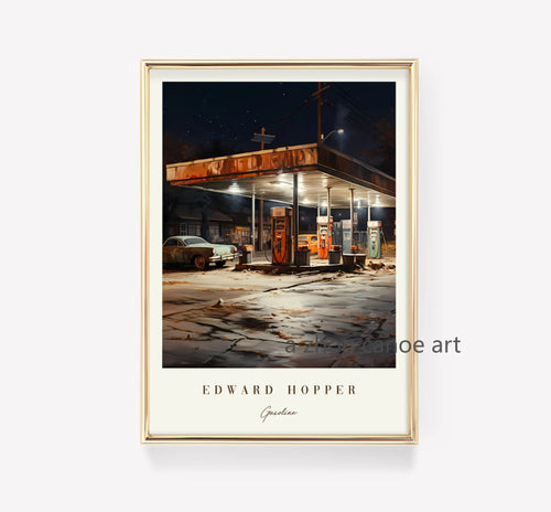Edward Hopper Art Library Modern Wall Decor