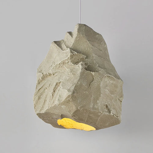 Handmade nordic chandelier imitation stone wabi sabi style