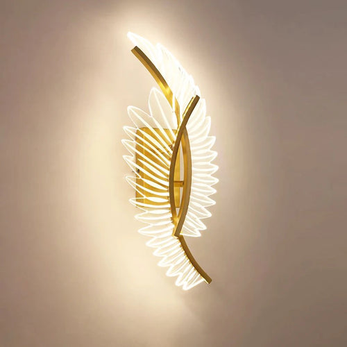 Nordic modern art wing wall light luxury porch lamp - vue 2 sur 9