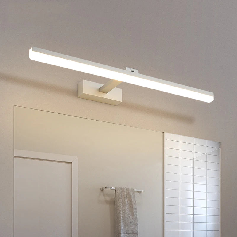 Modern LED mirror lamp for cloakroom and vanity