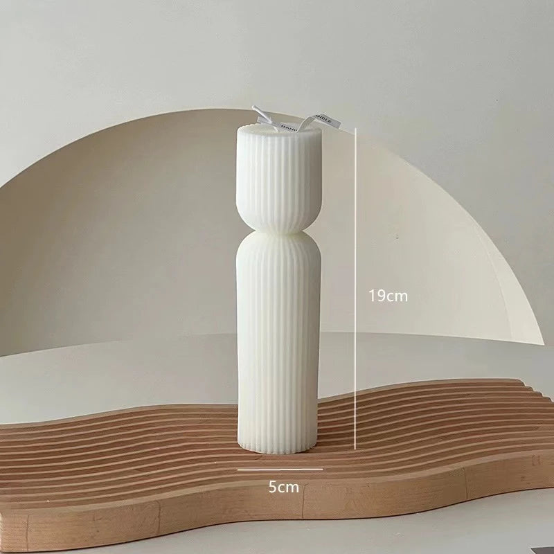 modern decor accessories luxury geometric scented candles - vue 12 sur 12
