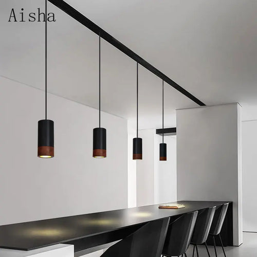Minimalist designer pendant light for modern interior decor - vue 6 sur 7