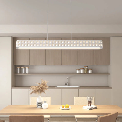 Full spectrum hollow LED chandelier for eye-friendly indoor lighting - vue 2 sur 7