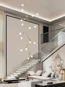 Modern glass chandelier for elegant nordic interiors