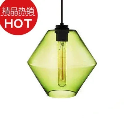 Modern transparent glass pendant chandelier with elegant design - vue 13 sur 28