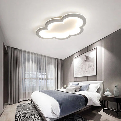 Modern LED chandelier for bedroom and balcony - vue 3 sur 6