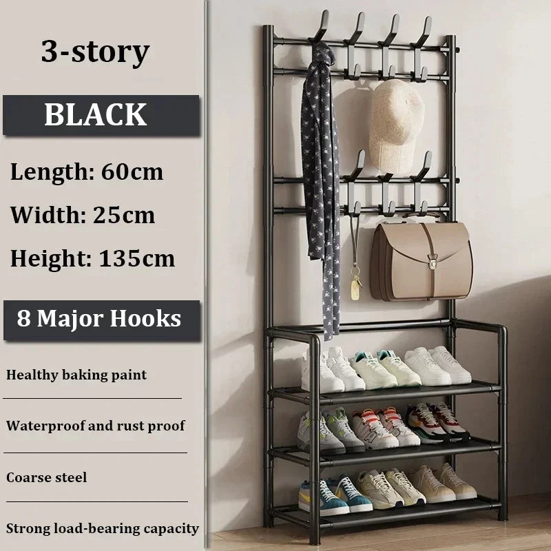 multifunctional shoe rack for storage and drying