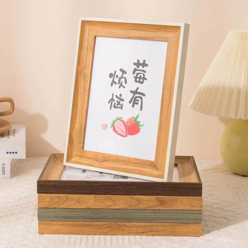 Decorative acrylic photo frame for living room and bedroom - vue 4 sur 12