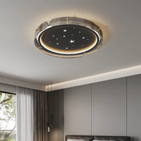Minimalist led ceiling light with starry sky and premium design