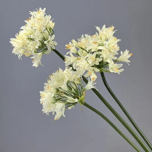 Set of 2 silk flowers for modern interior decoration - vue 5 sur 9