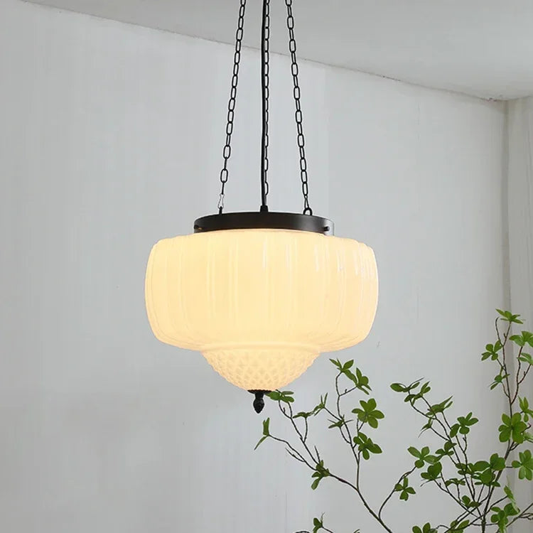 Vintage glass chandelier for nordic interior decor