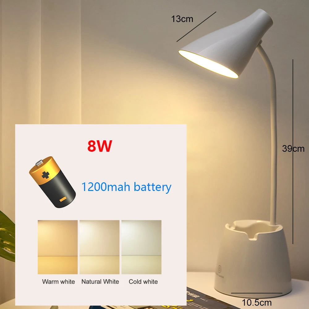 Usb touch led desk lamp with eye protection - vue 11 sur 29