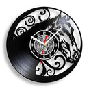 horse vinyl wall clock equestrian decoration handmade unique gift