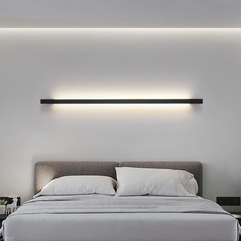 Modern Minimalist LED Strip Wall Light - vue 6 sur 16