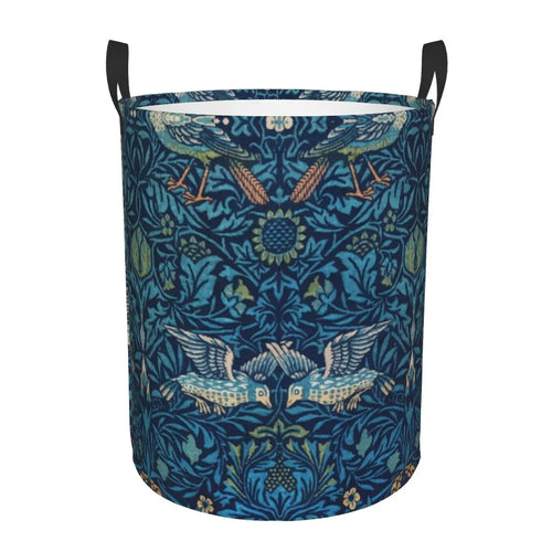 floral foldable laundry basket for baby toy storage - vue 30 sur 30
