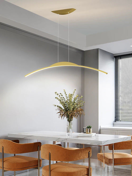 Modern Nordic pendant chandelier simple office cafeteria bar - vue 3 sur 8