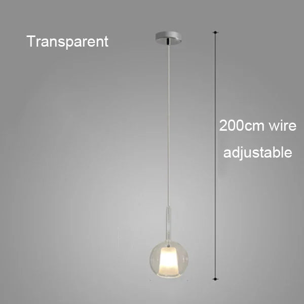 Modern glass shade chandelier for interior decoration