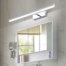 Retractable mirror front wall lamp for bathroom
