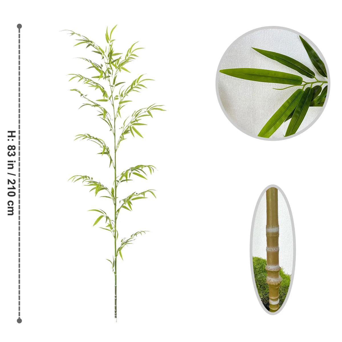 Artificial bamboo leaves for event and party decoration - vue 18 sur 23