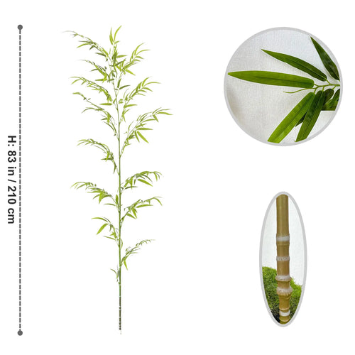 Artificial bamboo leaves for event and party decoration - vue 19 sur 23