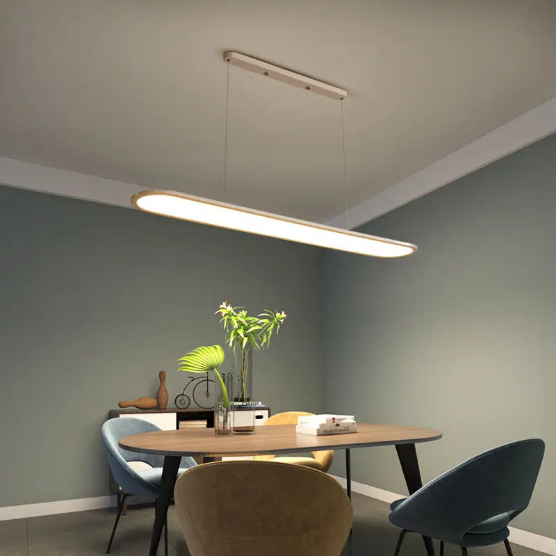 Modern minimalist LED pendant light for designer lighting - vue 6 sur 18