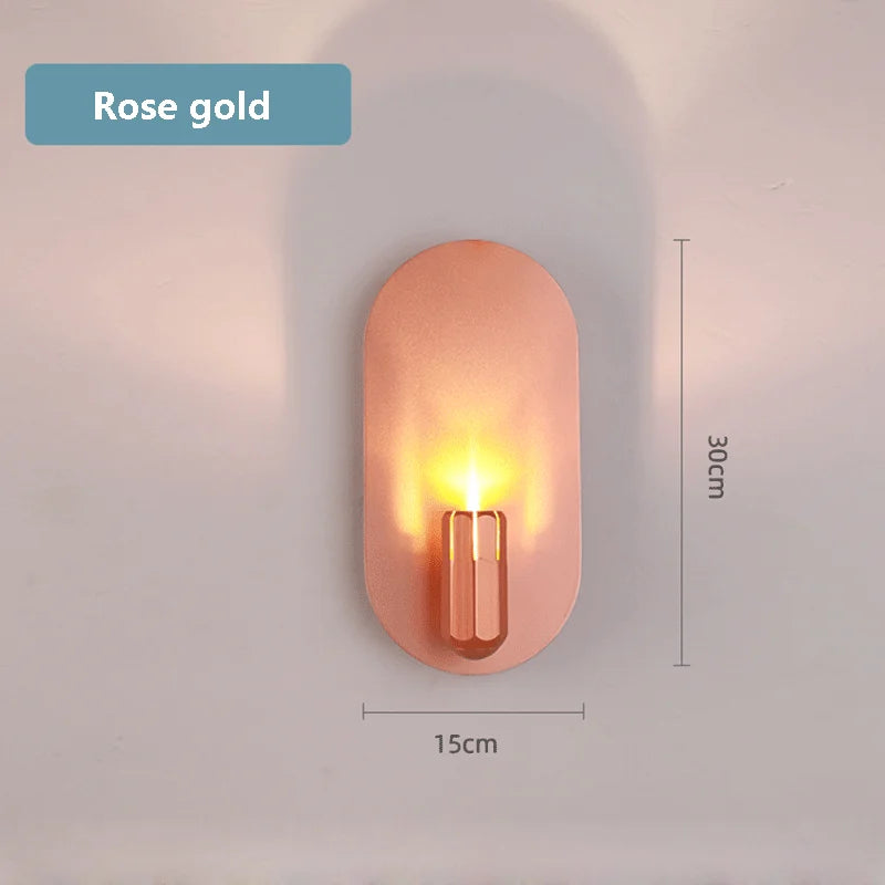 Luxurious and creative minimalist aluminium LED wall light