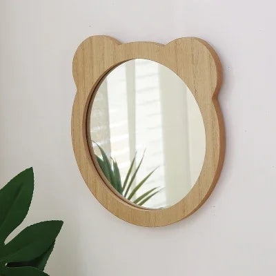 cute decorative wooden hanging mirrors for kids - vue 12 sur 13