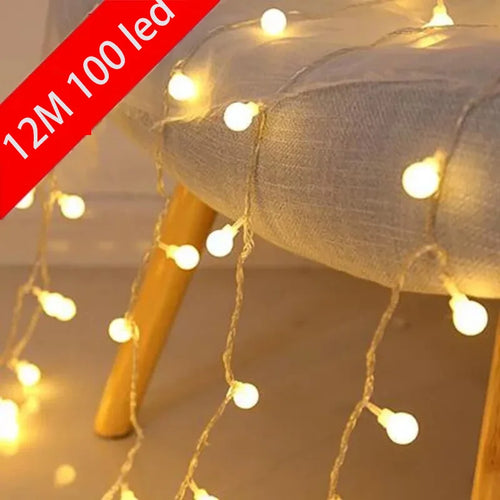 Waterproof LED string lights for outdoor garden and wedding decoration - vue 2 sur 9