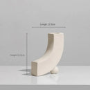 modern ceramic vase for dried flowers interior decoration
