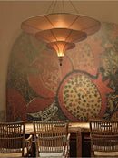 Wabi sabi pendant light for elegant Asian-inspired interior decor