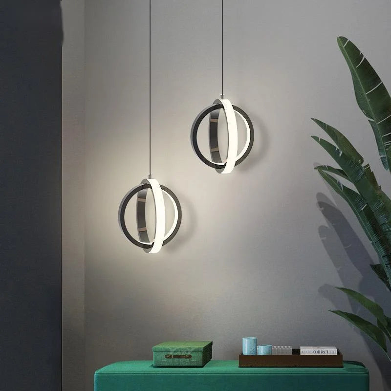 Modern LED pendant light for stylish indoor lighting - vue 5 sur 24