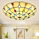 Nordic bohemian Tiffany ceiling light for interior decoration