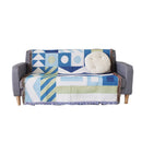 Nordic jacquard geometric sofa throw autumn