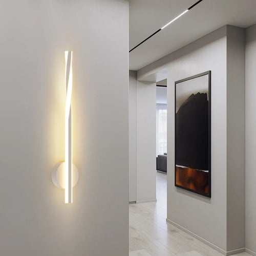 Minimalist modern LED wall light decorative lamp - vue 3 sur 12