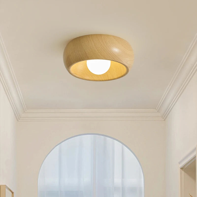 Creative nordic wabi-sabi retro LED ceiling light