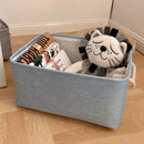 foldable storage basket for clothes and various supplies