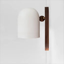 Nordic walnut wall light wabi sabi zen Japanese ambiance