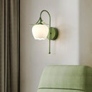 Mediterranean style glass wall light for indoor lighting