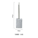 Ceramic toilet brush no dead angle cleaning