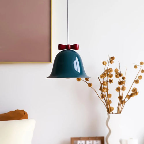 Children's pendant light with bow tie