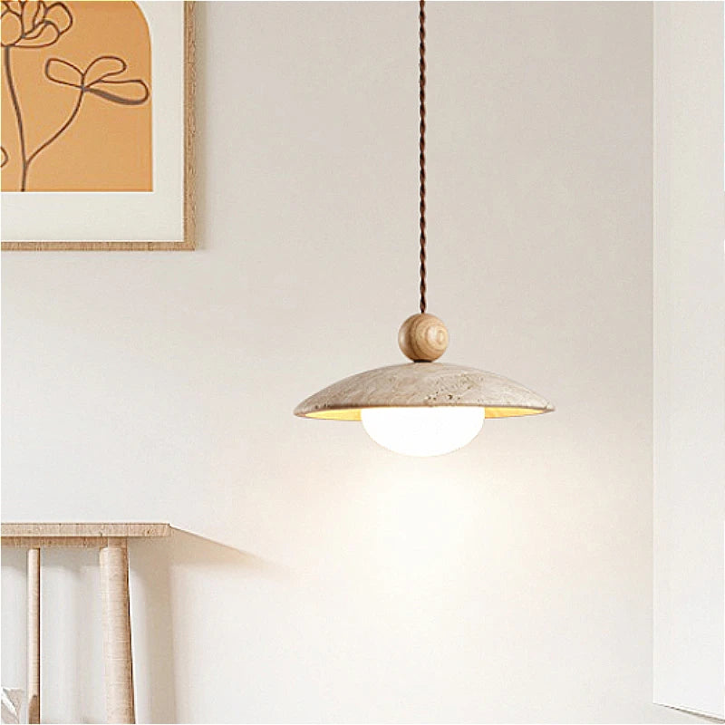 Nordic style stone LED pendant light for interior decoration