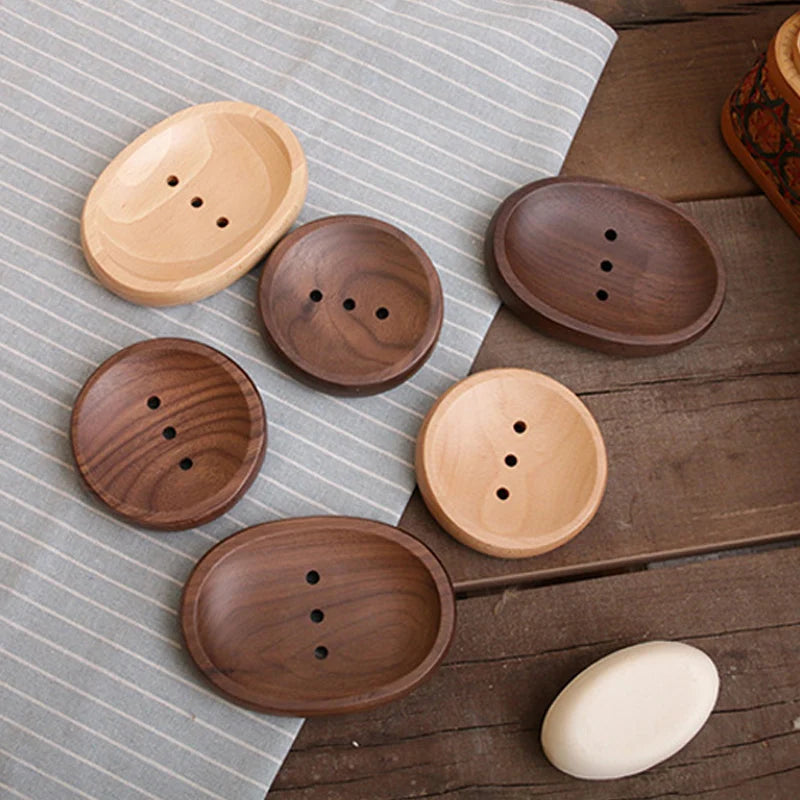 wooden storage rack soap dish birthday gift - vue 6 sur 12