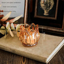 Romantic dinner accessories candle holders cups and candles