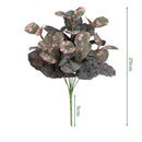 Artificial silk bamboo leaves for elegant decoration