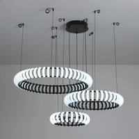 Modern round nordic LED designer pendant lamp for atmospheric decor